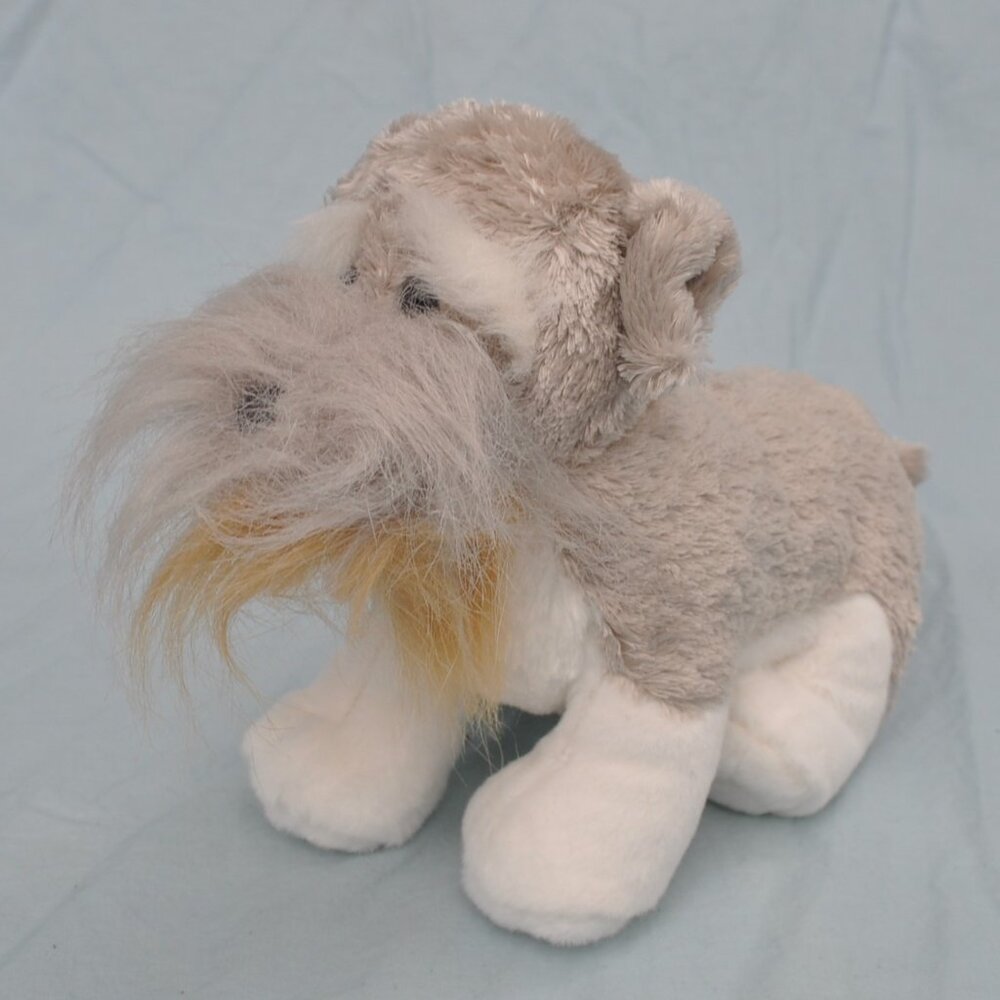 4 for $40 - plush ganz webkinz HM159 schnauzer dog stuffed animal (454w)